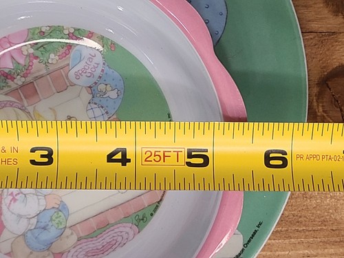 Precious Moments Melamine Dishes Place Set Of 3 Gibson 2006 Plate Cup Bowl - Picture 5 of 12