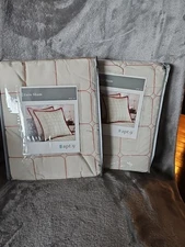 Apt.9 Euro Sham  "Pop Art" Pattern 26 x 26, 200 Thread Count, Set of 2