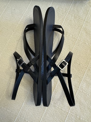 Vagabond Shoemakers Tia 2.0 Black Leather Sandals Sz 7 US 37 EU - Picture 15 of 19