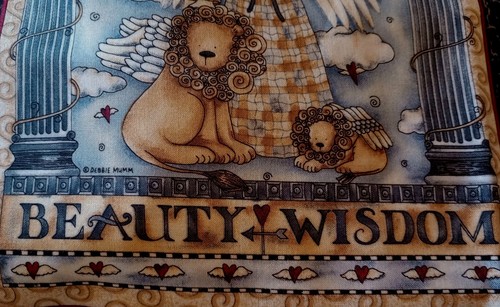 Vintage - Debbie Mumm- 2.5 yd x 43"-Angels Messengers of Love- Cotton Fabric - Picture 11 of 11