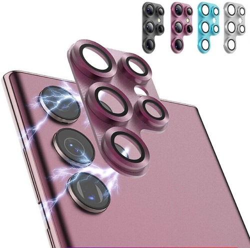 Für Samsung Galaxy S22 Ultra 5G Metall Kamera Objektiv Schutz Hartglas Abdeckung - Bild 3 von 16