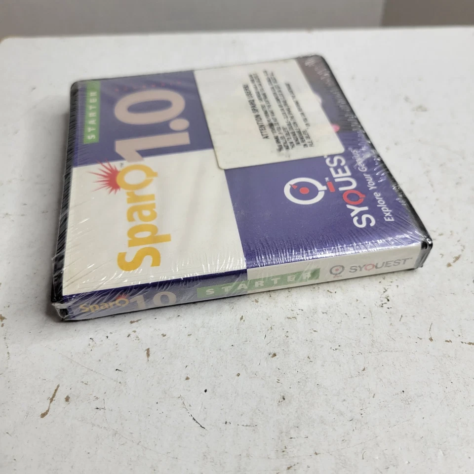 SyQuest SparQ 1.0 Removable Cartridge Drive 1.0GB External Starter Sealed - Image 4 of 4