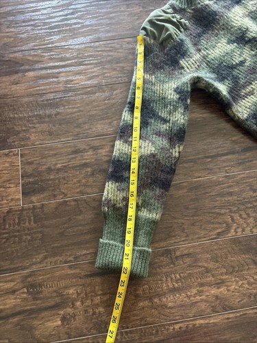 Vintage Barbour Wool Camo Sweater Size 48 - Picture 11 of 16