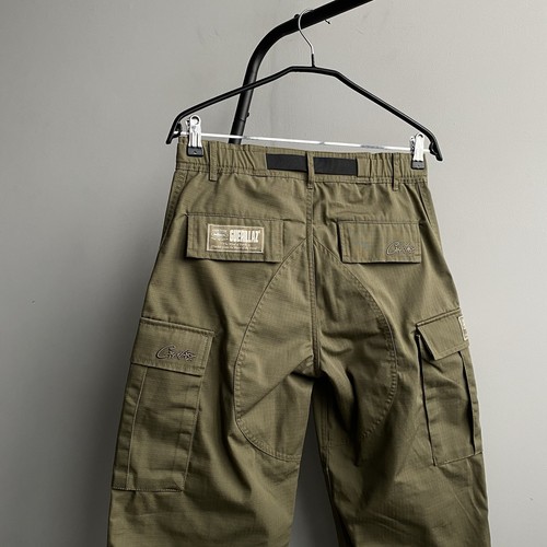 Corteiz Guerrillaz Alcatraz Cargohose Tonal Khaki Gr. S Kampfhose Neu mit Etikett - Bild 3 von 13