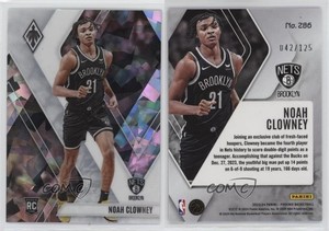2023-24 Panini Phoenix Rookies White Ice /125 Noah Clowney #286 Rookie RC