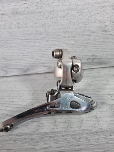 CAMPAGNOLO RECORD FRONT DERAILLEUR 9 10 SPEED 32 CLAMP ROAD BIKE RACING  - Picture 3 of 11