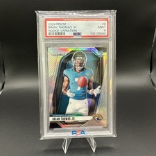 2024 Panini Prizm - Rookie Variations Brian Thomas Jr. #8 Silver Prizm (RC)