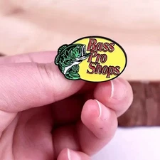 Bass Pro Shops Logo Enamel Pin Badge | Fishing Collectible Lapel Hat Pin