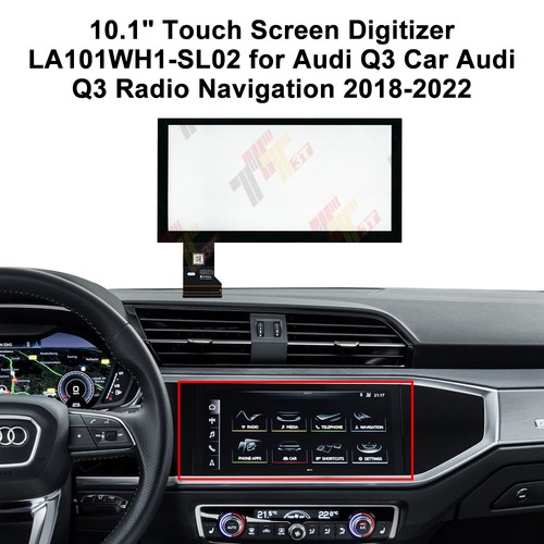Digitalizador de pantalla táctil de 10,1" LA101WH1 para radio navegación coche Audi Q3 - Imagen 2 de 4