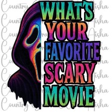 Sublimation Print Halloween Scary Movie Ready To Press Paper Ink Heat Transfer