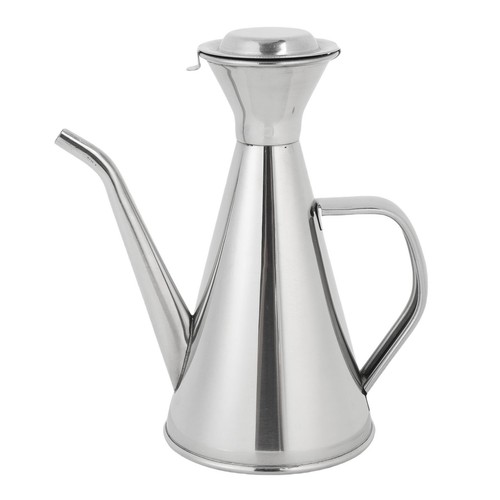 304 PICHET À HUILE EN ACIER INOXYDABLE CRUET SAUCE SOJA CRUCHE POT À officiel HUILE CUISINE 250ML