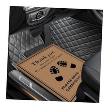 50 PCS Car Paper Floor Mats, 16 x 20 Inch Disposable Floor Mat Temporary Yellow