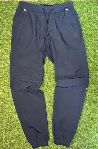 Lululemon Hose Herren Medium Navy Blau Lizenz zum Trainieren Jogger Elastischer Bund Gym