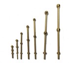 Caldercraft 2 Hole Brass Stanchions - 25mm 2 Hole Stanchions