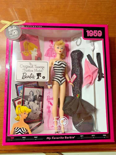 Barbie 1959 the Original Teenage Fashion Model 50th Anniversary Edition