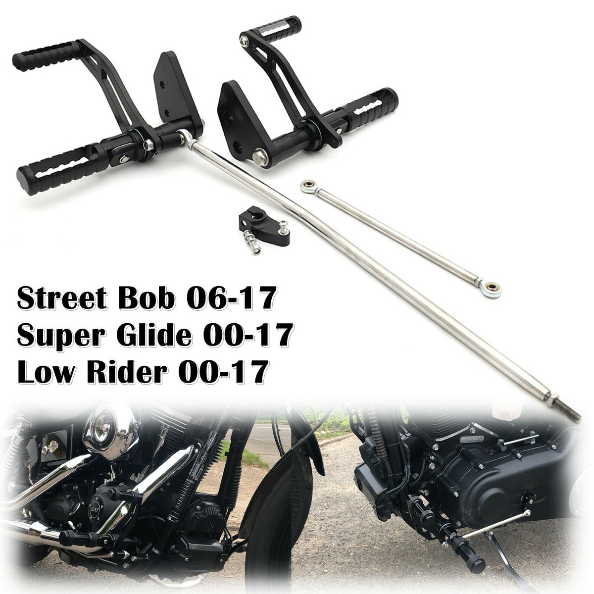 Forward Controls Kit for Harley Dyna Super Glide Low Rider