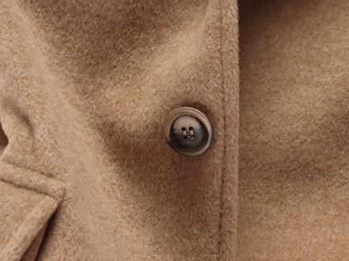 NWT EZZELINO PARKA COAT beige cotton cashmere wool luxury Italy 54 XL - Picture 5 of 5