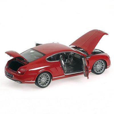ミニカー MINICHAMPS BENTLEY CONTINENTAL 1:18 Minichamps 1:18 Bentley Continental Azure Year 1998 gray