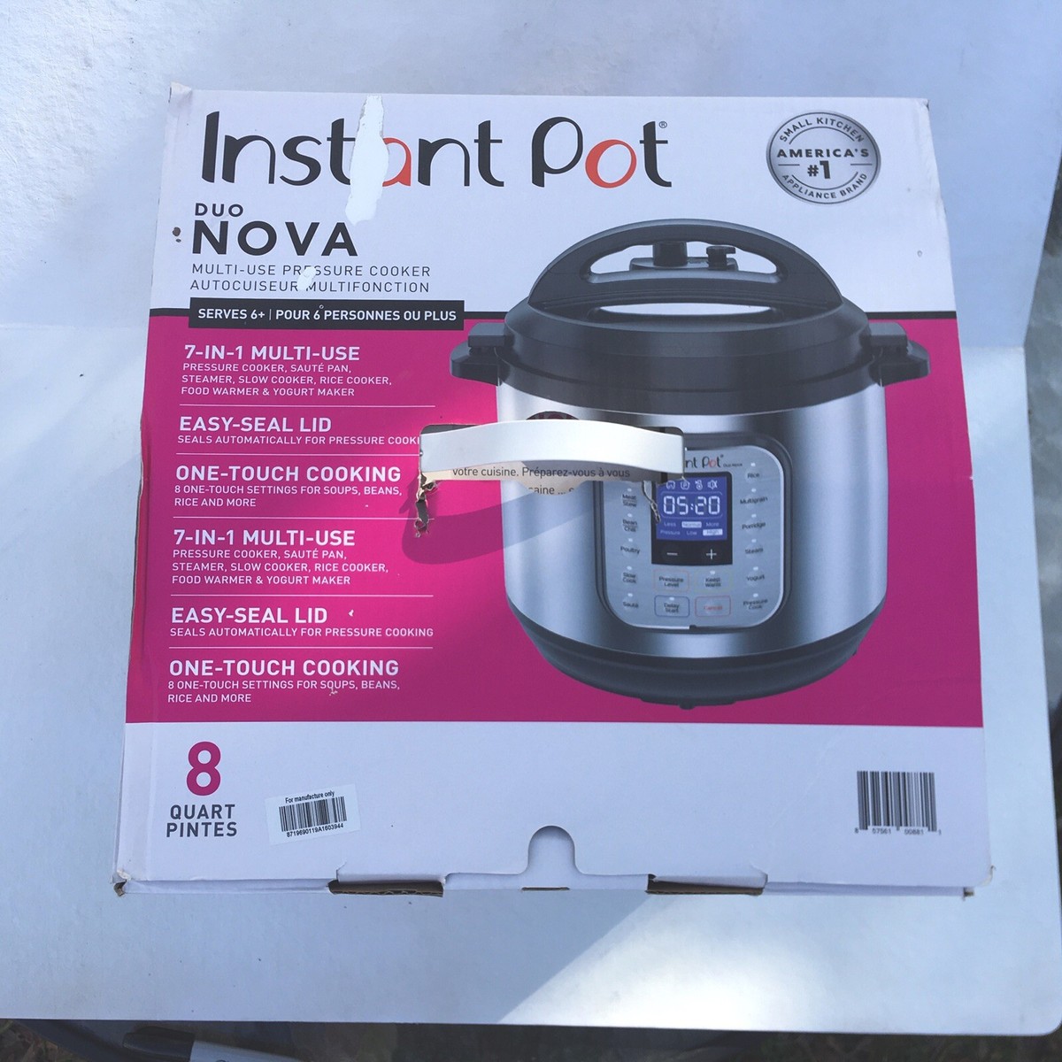 Instant pot duo nova psi hotsell