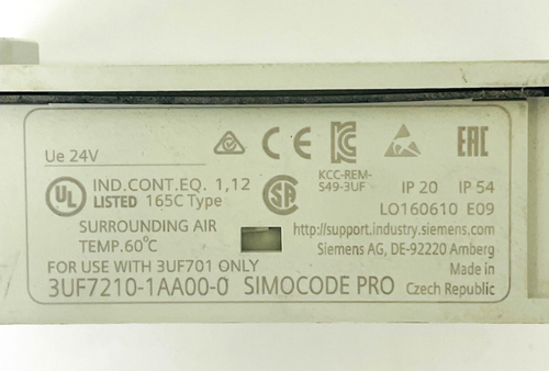 SIEMENS SIMOCODE PRO 3UF7210-1AA00-0 Operator Unit - Picture 6 of 8