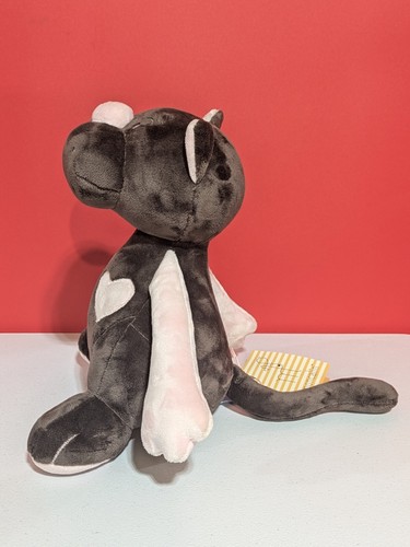 NWT Moncalin 12" Plush Cat Pink & Brown | Made in USA | Brand New Stuffed Animal - Picture 6 of 11