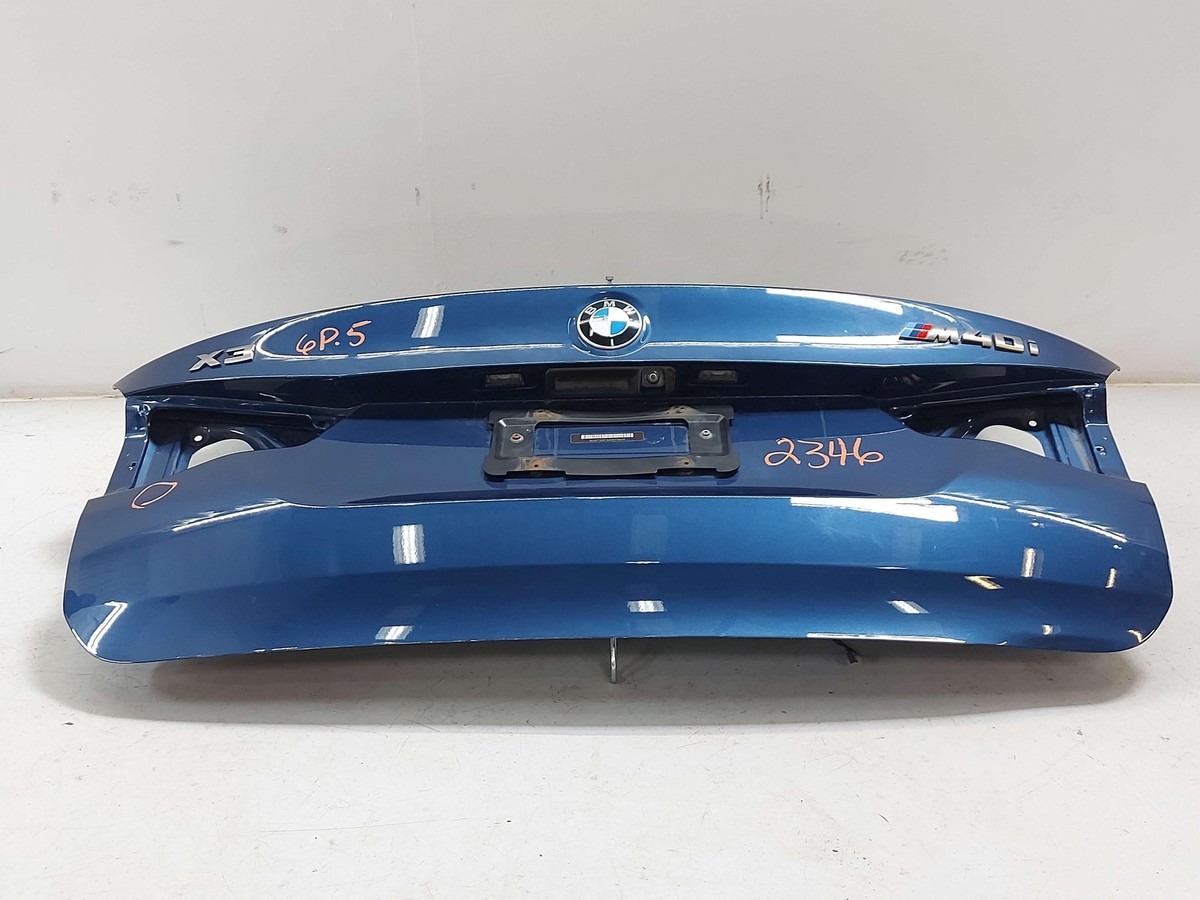 18-21 BMW X3 G01 M40I TRUNK LID LIFTGATE W/ BACK UP CAMERA & GLASS