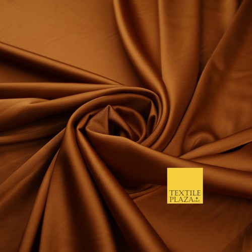 Premium Uni 2-Wege Stretch Flüssig Satin Seidig Stoff Material Kleid Braut 48" - Bild 36 von 40