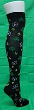 1 New Pair Super Cute Over the Knee Ladies Legale St. Patrick's Day Socks 