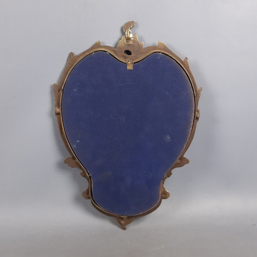 Wandspiegel Messing mit Reliefs Barock Stil Vintage Sammlung 60er Jahre - Bild 7 von 9