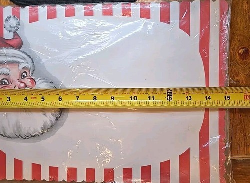 Vintage Weihnachten Gastgeber Party Papier Ensemble Puppen Tischsets und Untersetzer - Bild 10 von 13