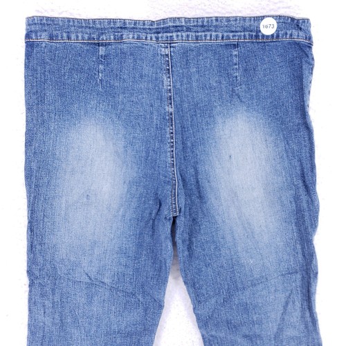 Mixit Jeans Denim Cotton Womens SZ 16 Blue Straight Stretch VTG Mid Rise Slim - Picture 6 of 10