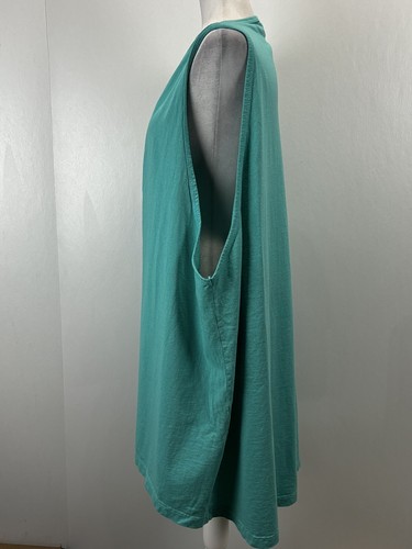 Liz & Jane Cotton Open Front Vest Small Medium Lagenlook Oversized - Picture 2 of 7