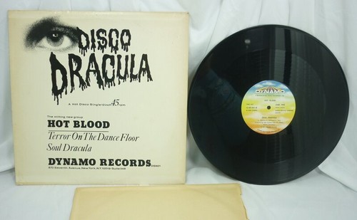 Hot Blood Disco Dracula DS601 12" Single 45RPM Record Vinyl 24A012 - Picture 2 of 3