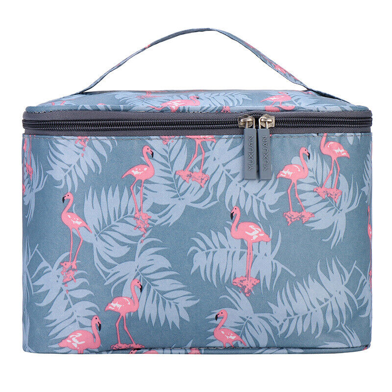 Large Capacity Toiletry Cosmetic Vanity Storage Pouch Travel Make-Up Bag & Cases