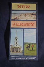 1964 *MINT* New Jersey Map for New Jersey Tercentenary