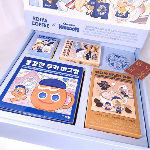 Cookie Run Kingdom x Ediya Limited Edition Barista Package FIgure Caramel Choux - Imagen 4 de 14