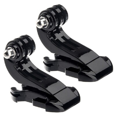 Schwarz Vertikale Oberfläche J-Hook Buckle Mount für alle GoPro HD Hero 3 2 x2
