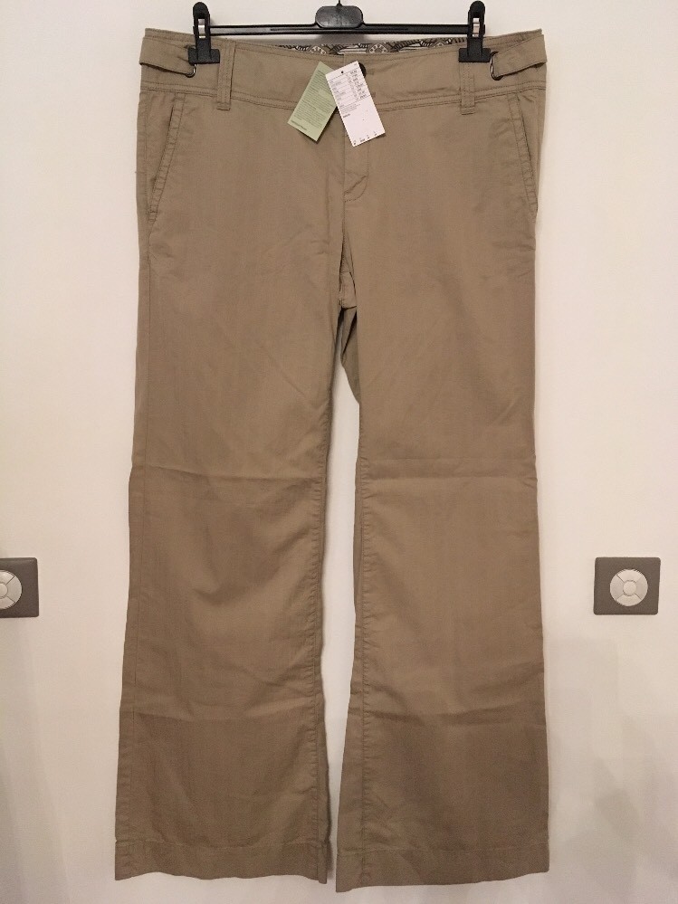 Pantalon Femme 100% Coton MEXX BW058 size 46 48 FR Beige Pantalon Femme 100% Coton MEXX BW058 size 46 48 FR Beige