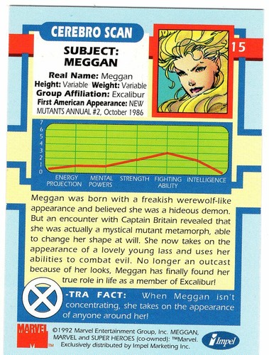 Impel Marvel X-Men Series 1 1992 Trading Cards, Single Cards, You Pick! - Picture 31 of 211
