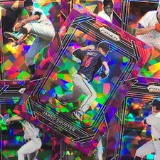 2023 Prizm MLB CATFISH HUNTER Purple Ice #63