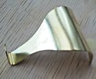 10 X BRASS METAL PHOTO PICTURE FRAMES  RAIL MOULDING HANGING HOOKS