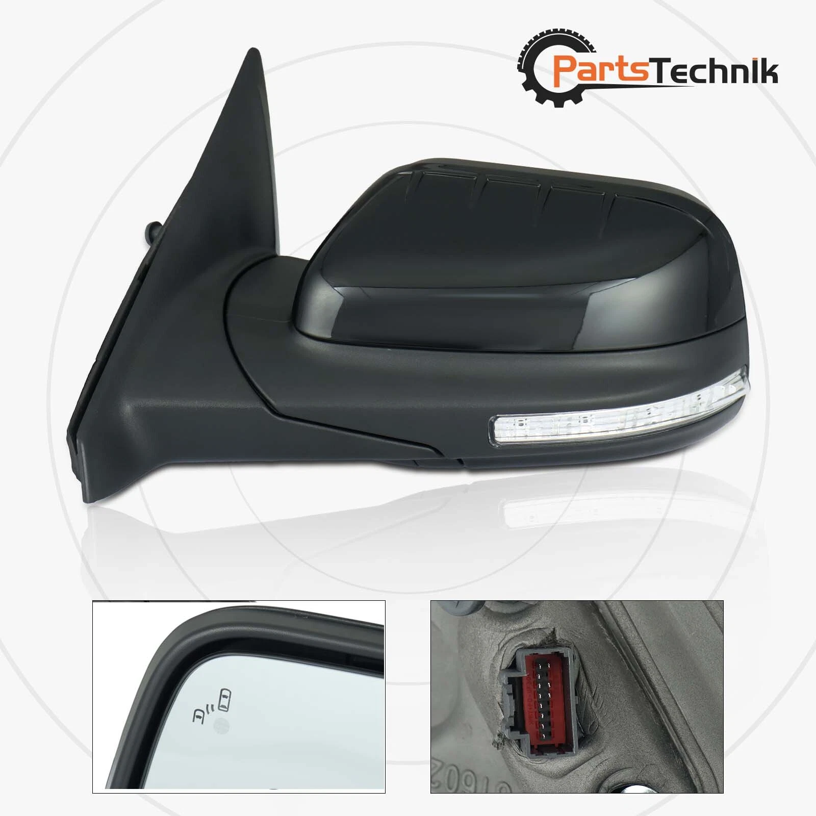 Heated Mirror Blind Spot Power 11pin Fit Ford Explorer 2011-2015 Driver Side LH