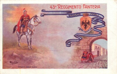 Italian Regimental, 43° Reggimento Fanteria, Brigata Forli, Italy