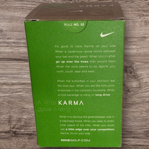 Seltene Deadstock Neu in Verpackung: 12 Nike Karma Golfbälle weiß, NEU! #1-4 - Bild 6 von 16