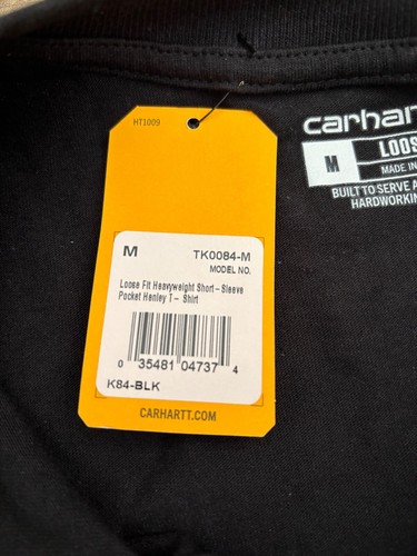 Carhartt Loose Fit Heavyweight Short Sleeve T-Shirt, Pacific Collector, Size M - Picture 8 of 8