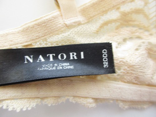 Natori 730023 Feathers Demi Plunge UW Bra Honey Cream 32DDD $68 B400DDD32 - Picture 9 of 11