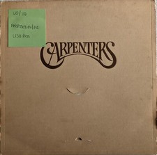 Carpenters Self Titled Vinyl Record LP VG/VG SP3502