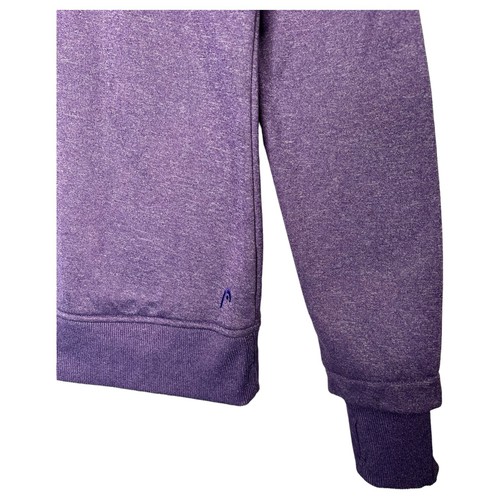 Head Sweatshirt Womens S Tennis Gear High Funnel Zip Neck Fleece Pullover Purple - Bild 7 von 14