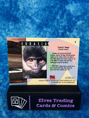 The World Famous San Diego Zoo Animals of the Wild SINGLE Non-Sport Trading card - Picture 10 of 194