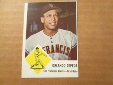 1963 Fleer Orlando Cepeda San Francisco Giants o/c